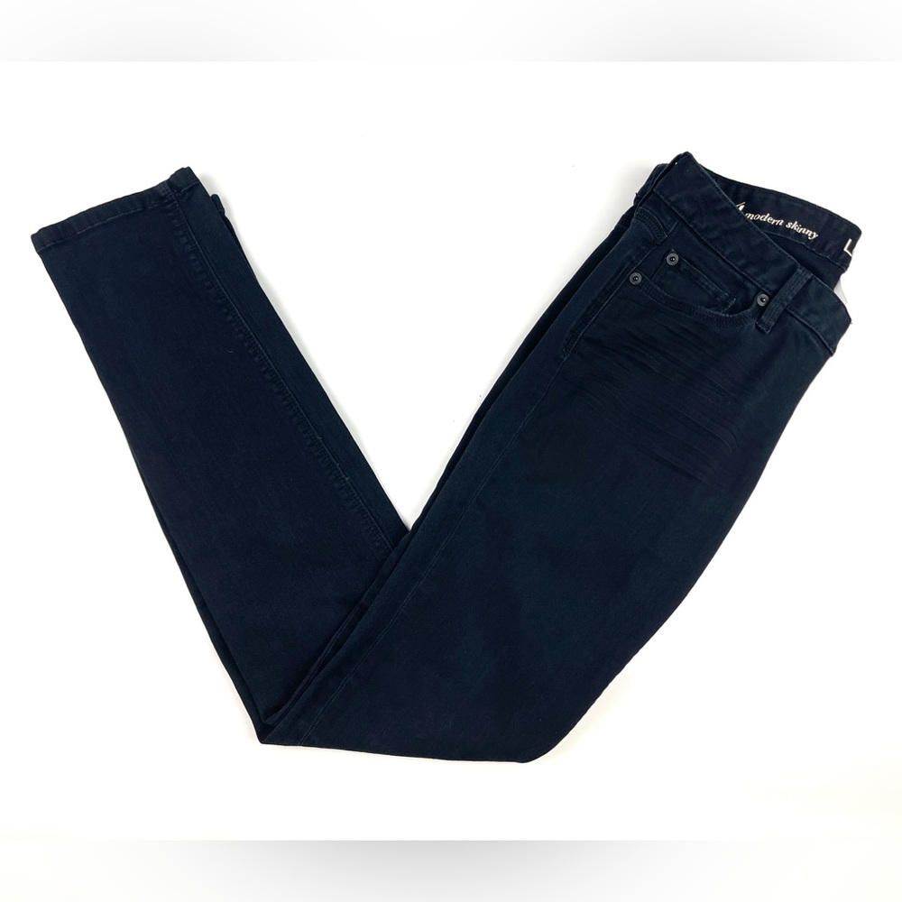 Ann Taylor Black Skinny Jeans Size 26 - Picture 3 of 6